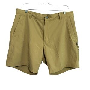 The North Face Men's Khaki Flat Front Shorts 7” Inseam Size 36